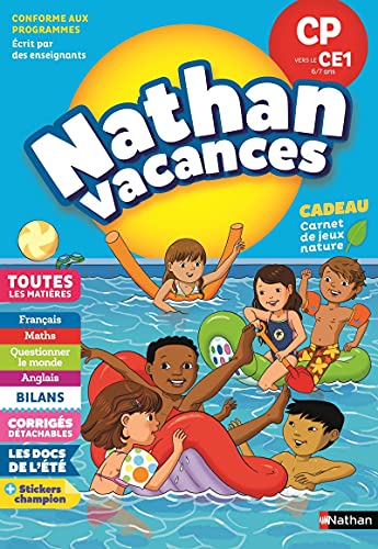 Cahier de Vacances Primaire CP vers CE  ans NATH VACANC PRIMAIRE French Edition