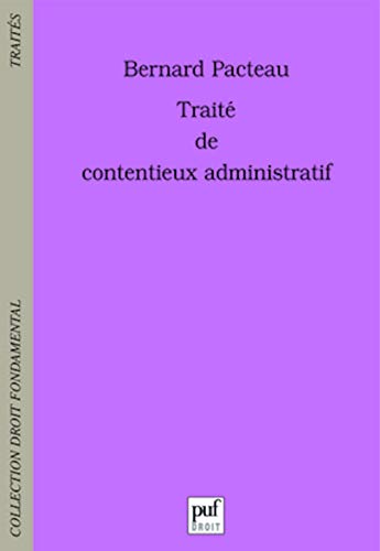 Traité de contentieux administratif