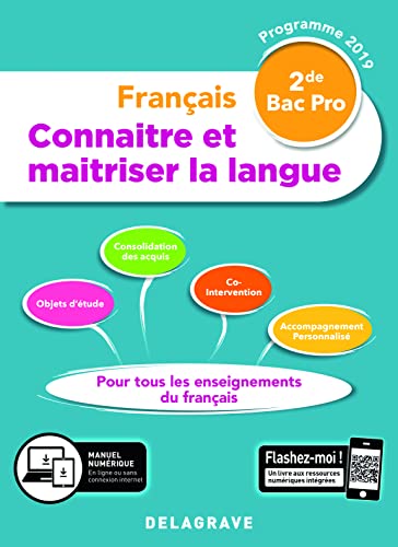 Connaitre et maitriser la langue 2de Bac Pro (2019) - Pochette élève: Français