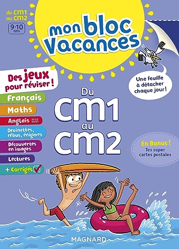Mon bloc vacances CM1 CM2 (French Edition)