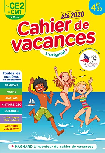Cahier de vacances  du CE vers le CM  ans Magnard linventeur du cahier de vacances