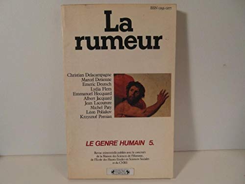 LA RUMEUR - LE GENRE HUMAIN 5.