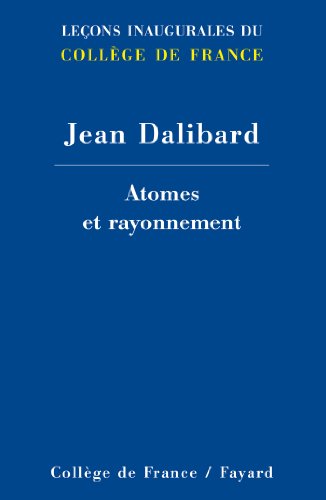 Atomes et rayonnement