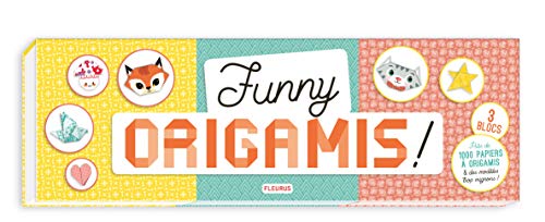 Funny Origamis !: 3 blocs, près de 1000 papiers à origamis & des modèles trop mignons ! Hello les amis ; With love ; So sweet