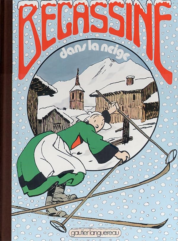 Becassine dans la neige