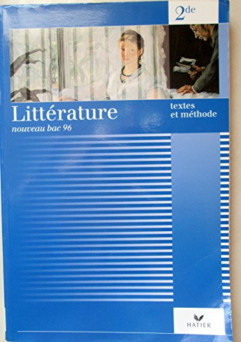 Litterature - Textes Et Methodes - Level 1