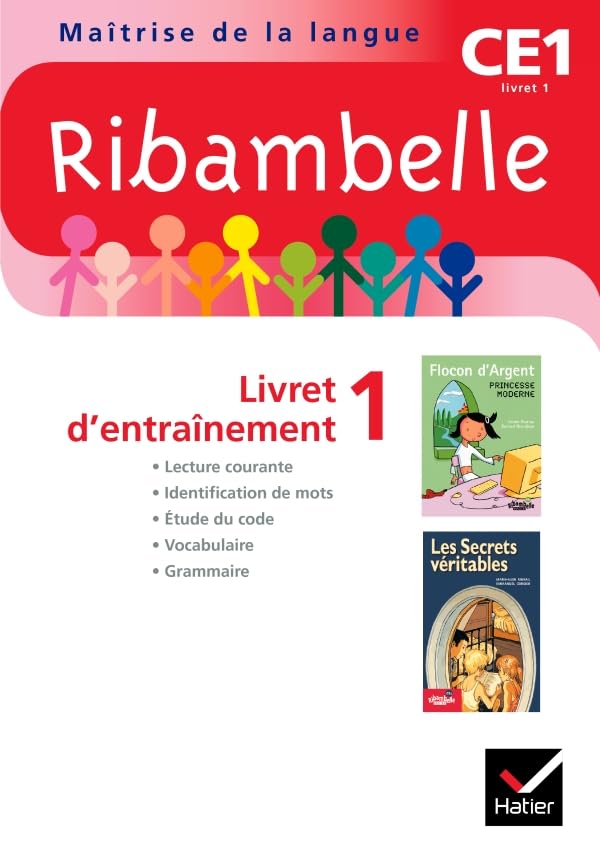 Ribambelle CE1 2010 série Rouge, livret d'entraînement N°1 NON VENDU SEUL Compose le 9344904