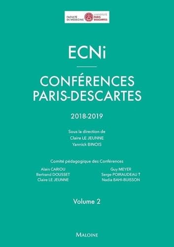 ECNI conferences paris-descartes volume 2 2018-2019