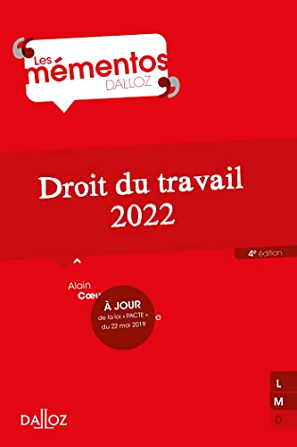 Droit du travail 2022 4ed