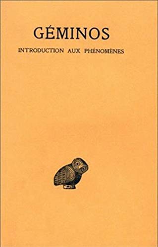 Geminos, Introduction Aux Phenomenes