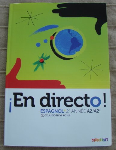 En directo 2e année - Manuel + CD mp3