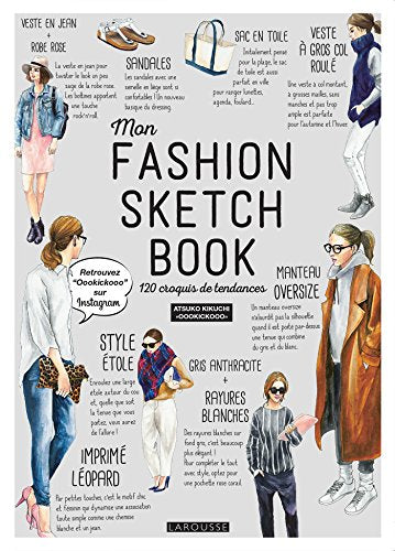 Mon fashion sketch book: 120 croquis de tendance