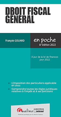 Droit fiscal général: À jour de la loi de finances pour 2022
