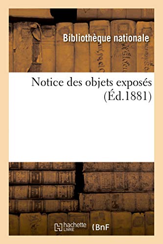 Notice Des Objets Exposs