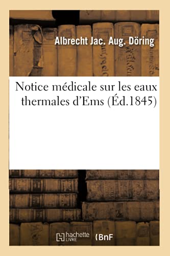 Notice Medicale Sur Les Eaux Thermales d'Ems