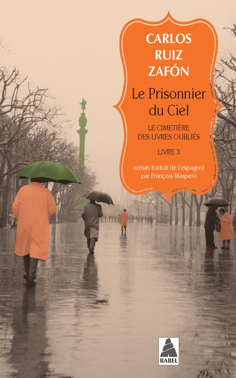 Le prisonnier du ciel (babel) - le cimetiere des livres oubliés 3