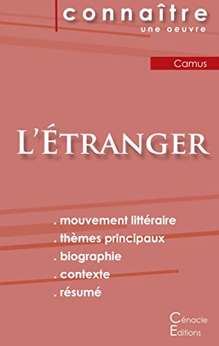 Fiche de lecture L'Etranger de Albert Camus (analyse litteraire de reference et resume complet)