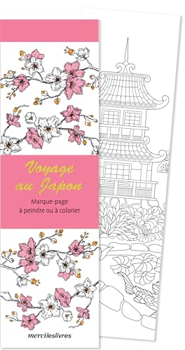 Marque-pages - Voyage au Japon: 50 marque-pages à peindre ou à colorier