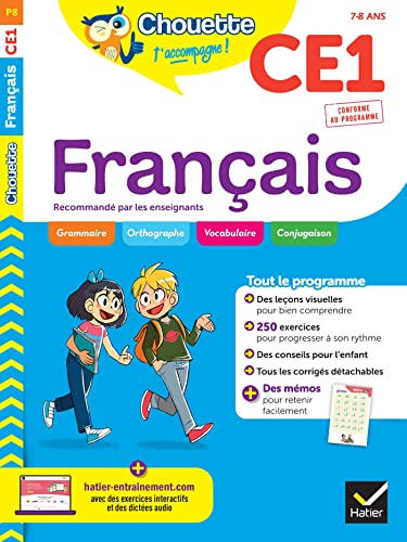 Chouette - Français CE1: cahier d'entraînement recommandé par les enseignants: 8