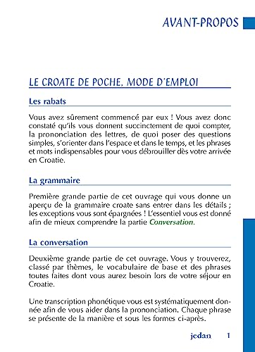 Croate de poche