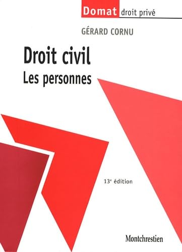 droit civil. les personnes - 13ème édition