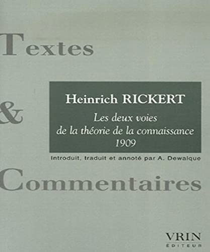 Les Deux Voies de la Theorie de la Connaissance