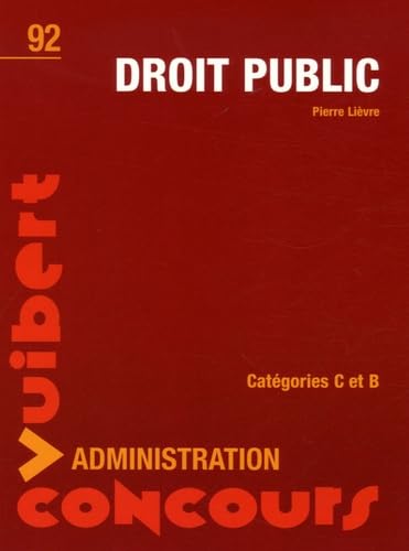 Droit public : Catégories B et C
