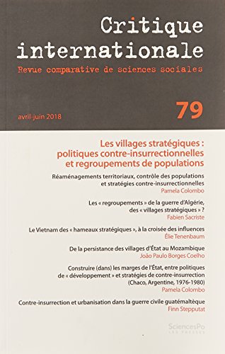 Critique internationale 79, avril-juin 2018