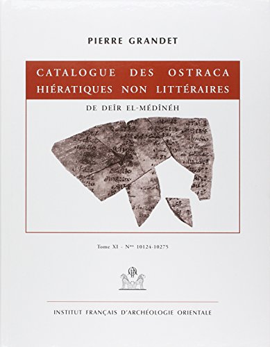 Catalogue des ostraca hieratiques non littreraires de deir e
