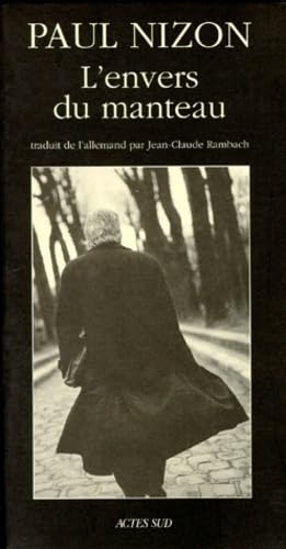 L'Envers du Manteau - Journal d'atelier