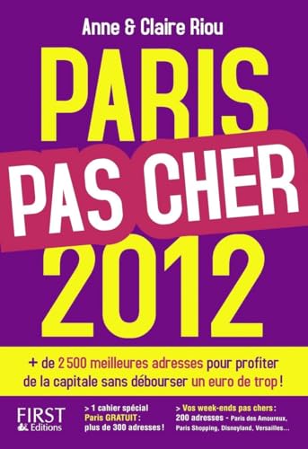 Paris pas cher 2012