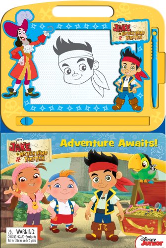JAKE AND THE NEVER LAND PIRATES MAGNETIC DRAWING BOOK AND 22 PAGE STORYBOOK