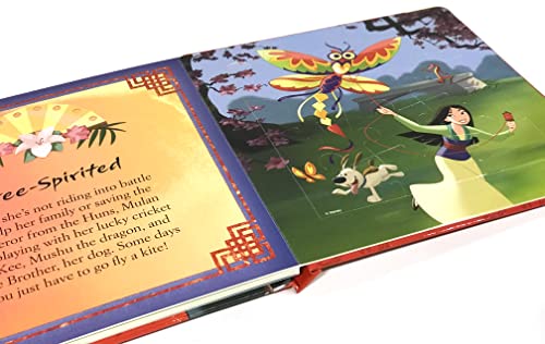 Disney Mulan My First Puzzle Book - Jigsaw Puzzles for kids, 10-page board book, 5 puzzles to enjoy