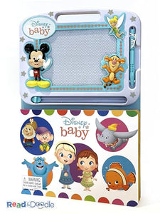 Disney Baby: Activity Book Learning, Writing, Sketching with Magnetic Drawing Doodle Pad for Kids 
