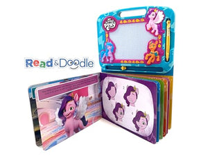 My Little Pony - Activity Book Learning, Writing, Sketching with Magnetic Drawing Doodle Pad for Kids 