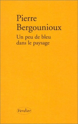 Un peu de bleu dans le paysage