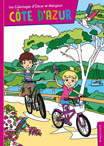 Coloriages Oscar et Margaux en Côte-d'Azur