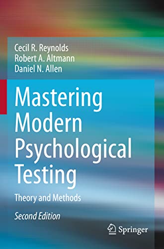 Mastering Modern Psychological Testing