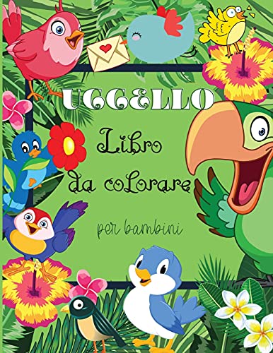 Uccello Libro da colorare per bambini