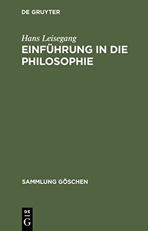 Einfhrung in Die Philosophie