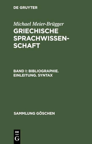 Bibliographie. Einleitung. Syntax