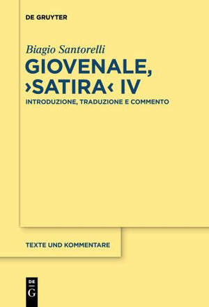 Giovenale, Satira IV