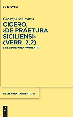 Cicero, De praetura Siciliensi (Verr. 2,2)
