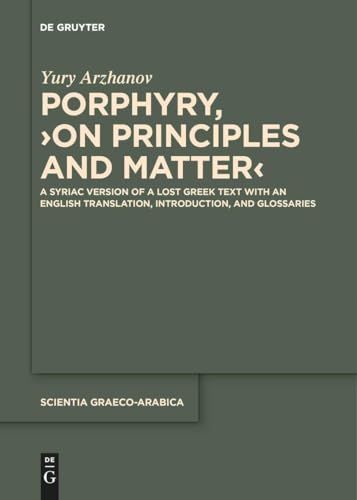 Porphyry, On Principles and Matter