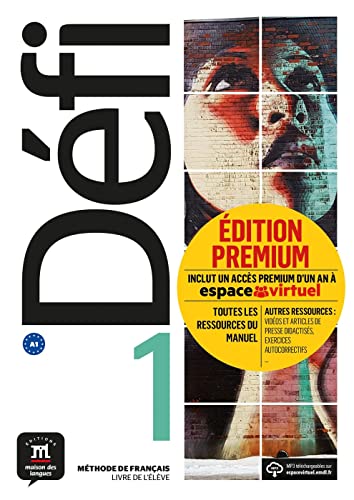 Défi 1 (A1). Livre de l'élève + CD + Premium
