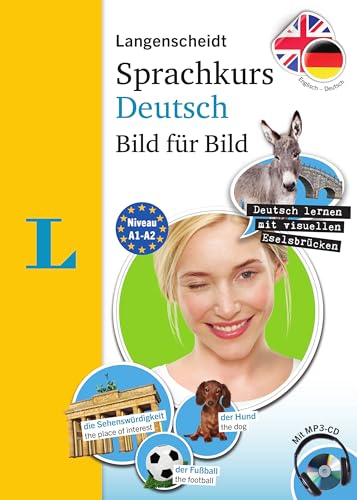 Langenscheidt Sprachkurs Deutsch Bild fur Bild - The Visual German Language Course, Coursebook and Audio CD (Bilingual English-German)