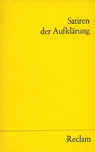 Satiren der Aufklärung.