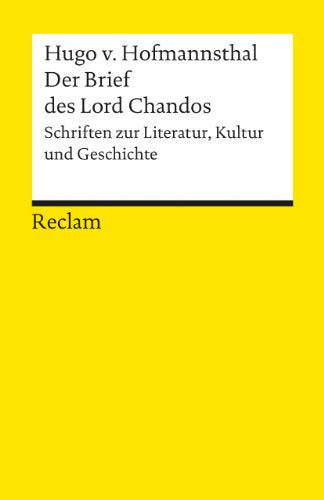 Der Brief des Lord Chandos.