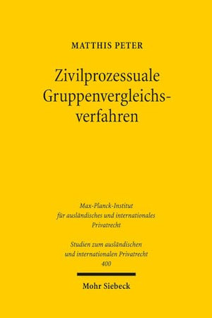 Zivilprozessuale Gruppenvergleichsverfahren