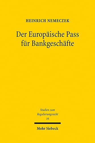 Der Der Europaische Pass fur Bankgeschafte